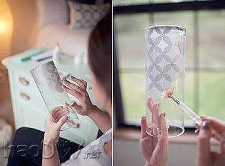科技小制作-手工DIY素雅玻璃灯教程