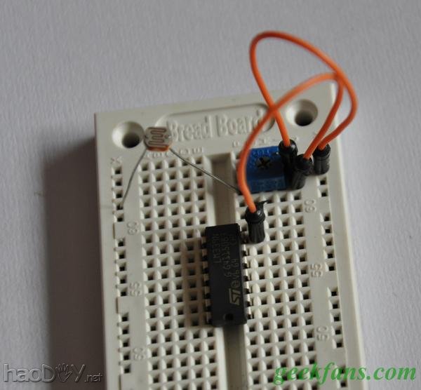 科技小制作-新版光线探测器的制作