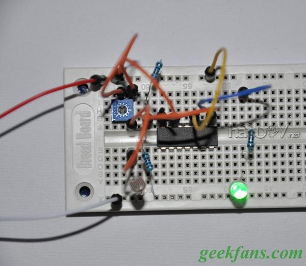 科技小制作-新版光线探测器的制作