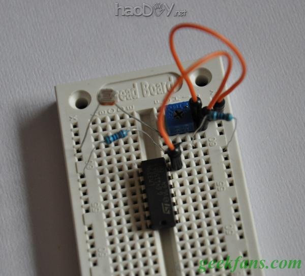 科技小制作-新版光线探测器的制作