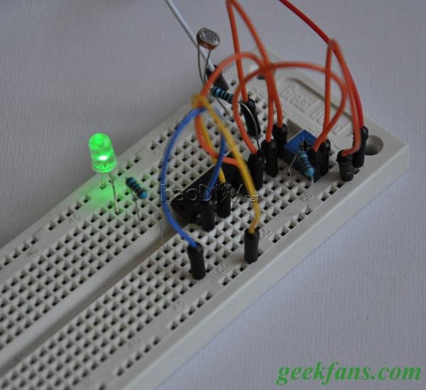 科技小制作-新版光线探测器的制作