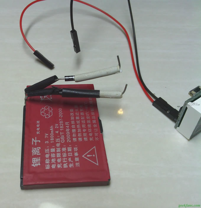 科技小制作-给数码管电子钟做个简易电池