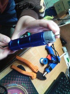 科技小制作-自制DIY手电型电钻