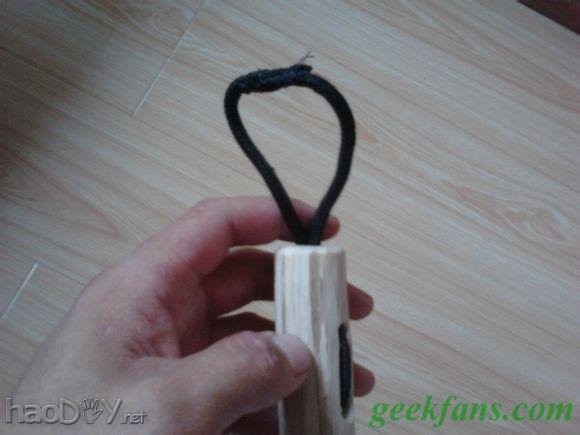 科技小制作-木制双节棍制作过程