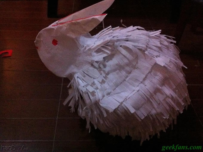 科技小制作-自制兔子灯笼