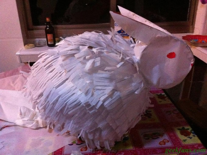 科技小制作-自制兔子灯笼