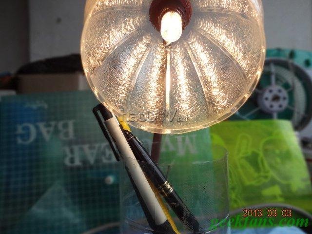 科技小制作-写字台灯的制作步骤