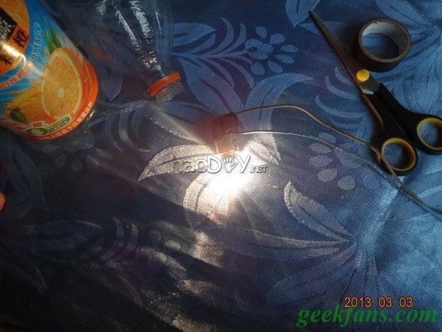 科技小制作-写字台灯的制作步骤