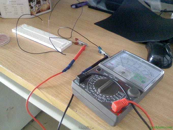 科技小制作-面包板电路探针制作