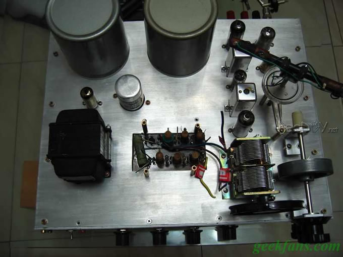 科技小制作-DIY7灯电子管收音机的制作