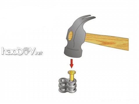 科技小制作-火柴链条枪的制作方法