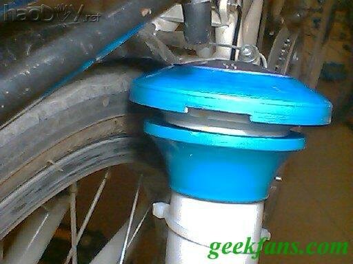 科技小制作-教你制作自发电自行车led前灯