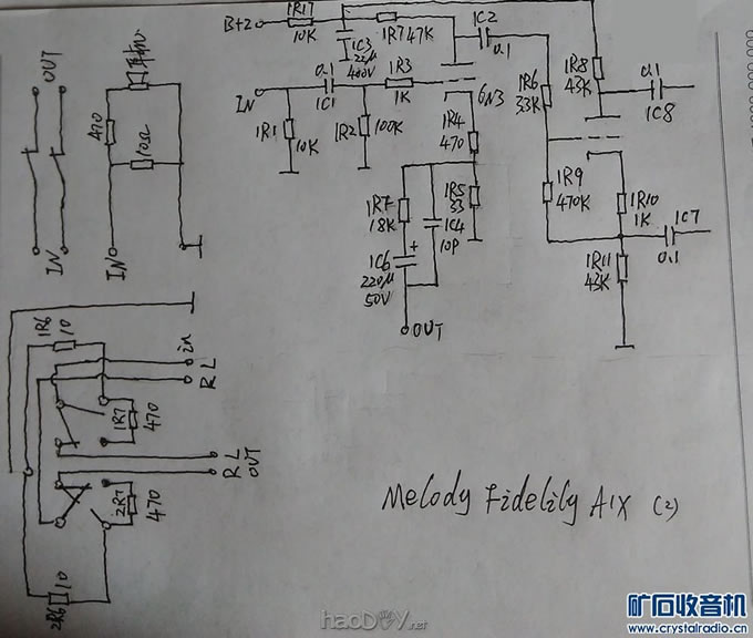 Melody Fidelily A1X 胆机维修升级纪略。修比做还费劲了