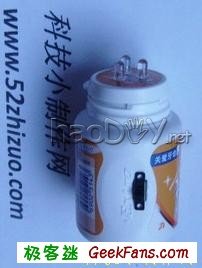 科技小制作-制作口香糖盒手电筒