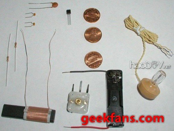 科技小制作-自制硬币收音机