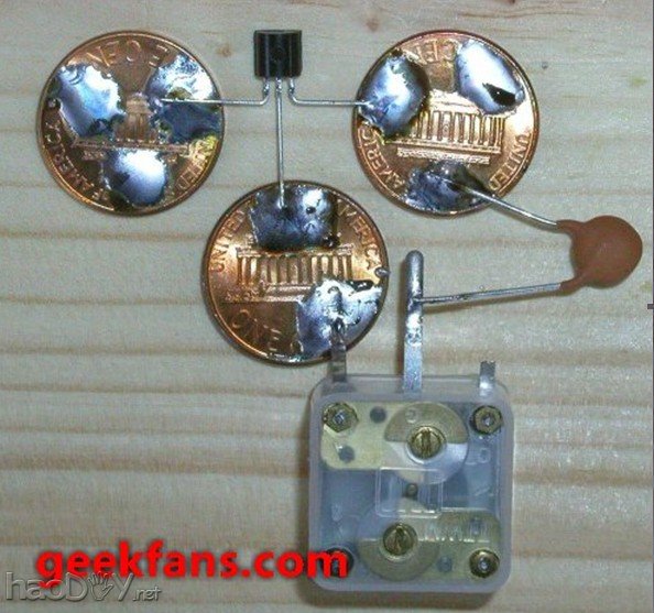 科技小制作-自制硬币收音机