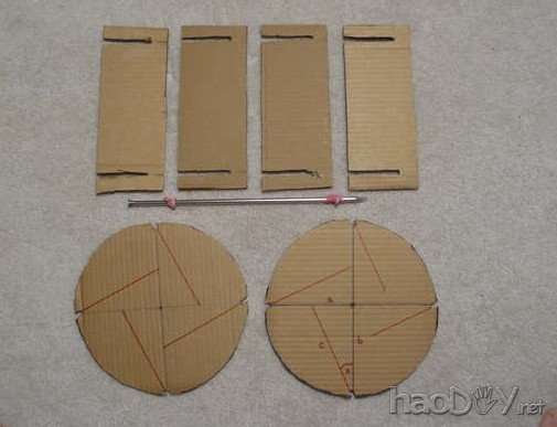 科技小制作-自制纸板风力涡轮机