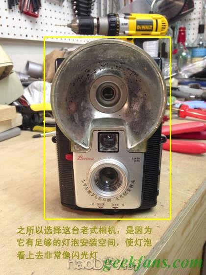 科技小制作-复古相机小夜灯的制作