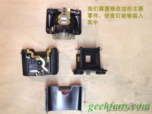 科技小制作-复古相机小夜灯的制作