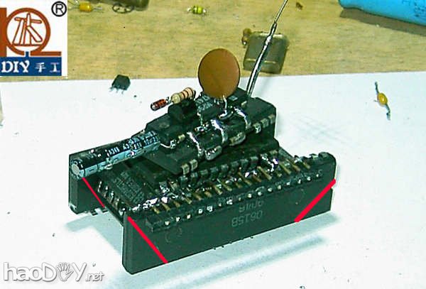 科技小制作-电子元件DIY坦克