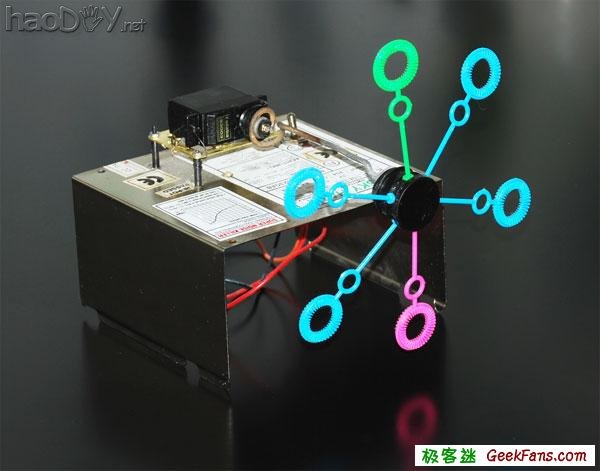 科技小制作-自制吹泡泡机