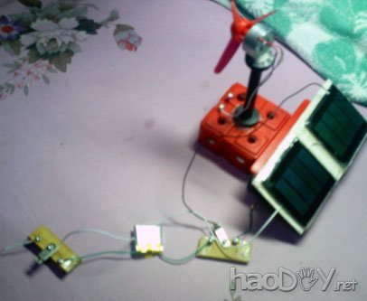 科技小制作-DIY太阳能小风扇