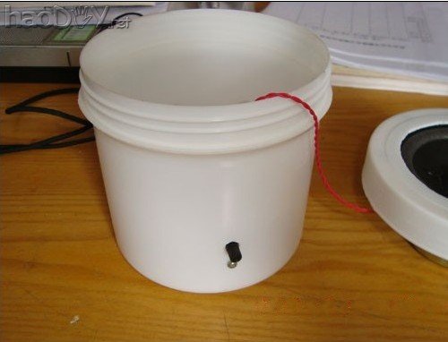 科技小制作-用塑料桶做个小音箱