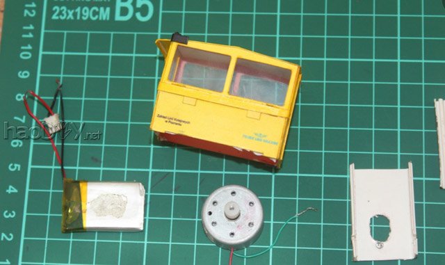 科技小制作-自制遥控火车模型