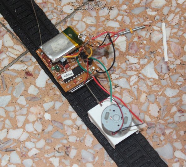 科技小制作-自制遥控火车模型