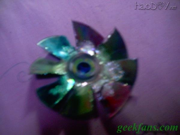 科技小制作-自制USB光盘风扇