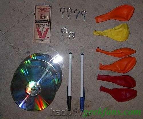 科技小制作-制作会跑的老鼠夹车