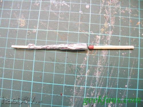 科技小制作-自制火柴棍火箭