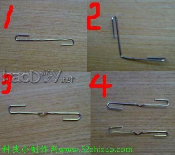 科技小制作-自制橡筋动力直升机