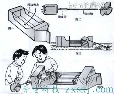 科技小制作-制作简易螺旋桨船
