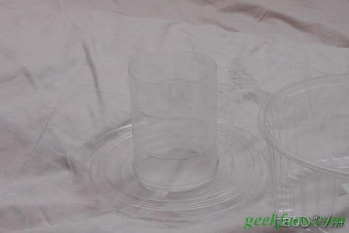 科技小制作-蛋糕盒、饮料瓶制作简易环形闪光灯