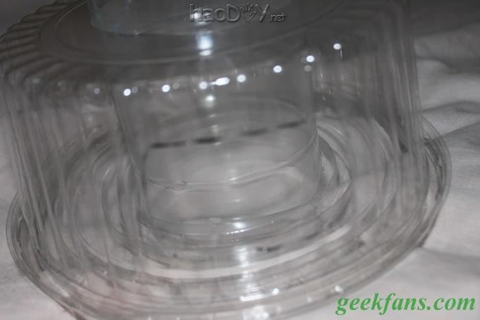 科技小制作-蛋糕盒、饮料瓶制作简易环形闪光灯