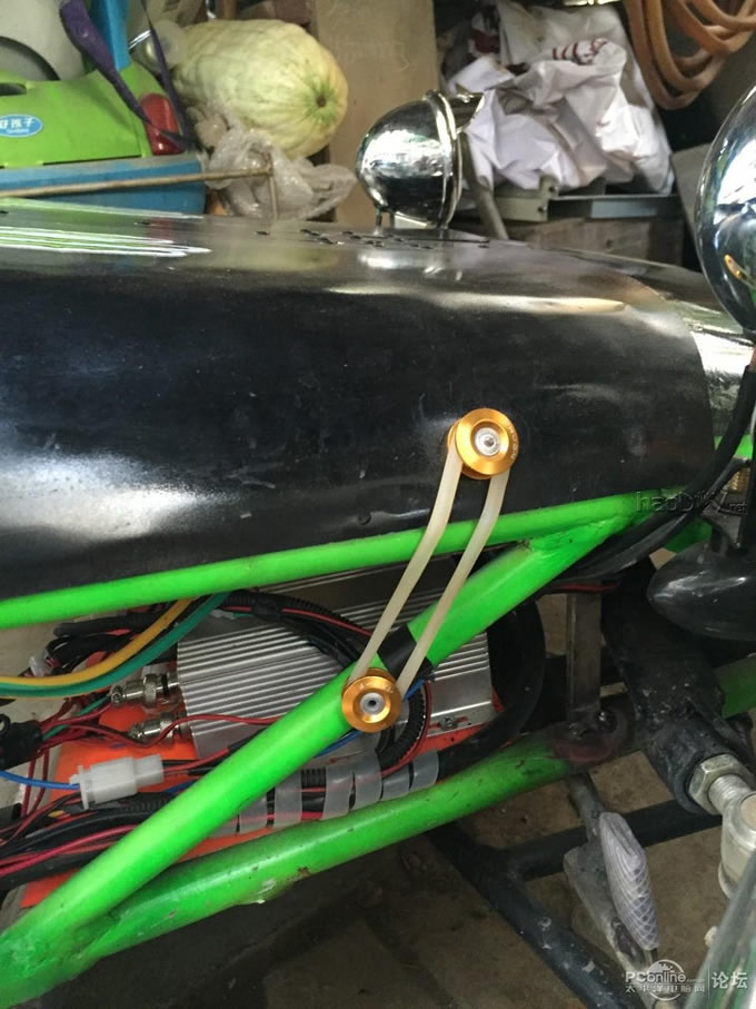 点击查看原图 超级奶爸,用两月时间为儿子设计制造专属老爷车