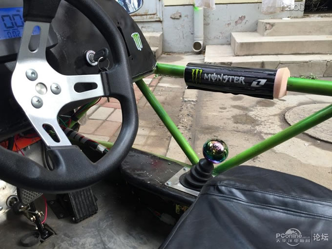 点击查看原图 超级奶爸,用两月时间为儿子设计制造专属老爷车