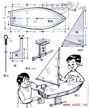 科技小制作-自制自航帆船