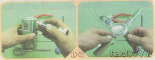 科技小制作-制作风轮风向标