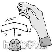 科技小制作-自动旋转的纸