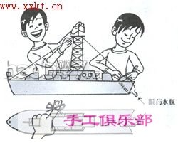 科技小制作-制作自行冰舰