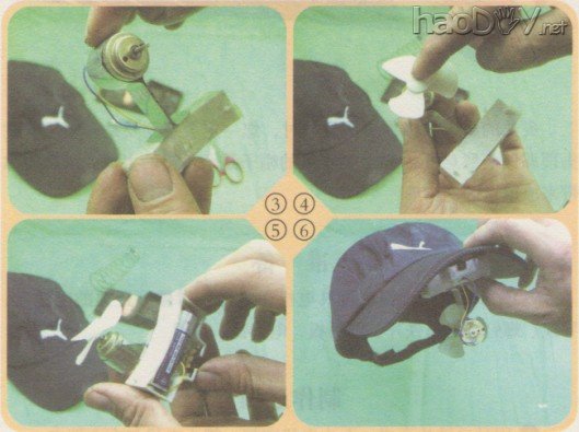 科技小制作-制作带风扇的帽子