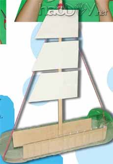 科技小制作-制作一艘小帆船