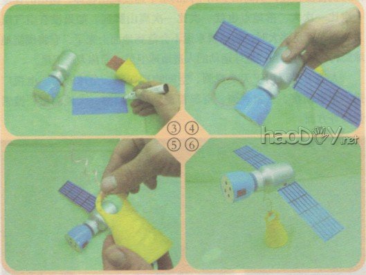 科技小制作-制作人造卫星模型