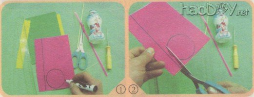 科技小制作-立式风车的制作过程