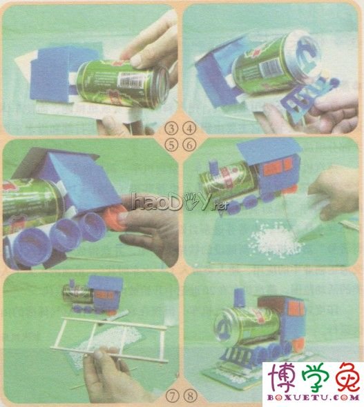 科技小制作-动手做蒸汽机车模型