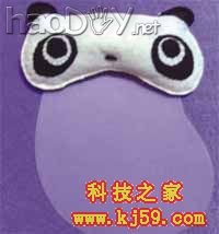 科技小制作-教你如何自制黑色熊猫鼠标垫!