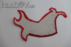 科技小制作-布贴画的制作步骤教程