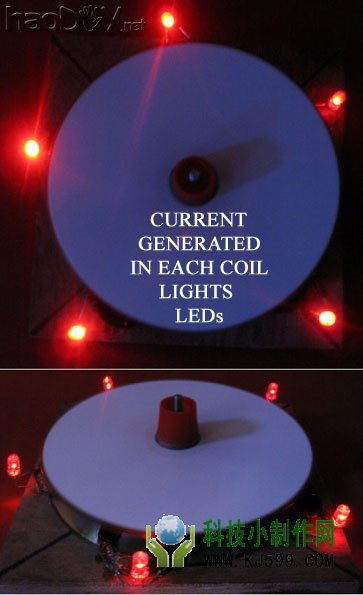 科技小制作-自制发电机的科技小制作